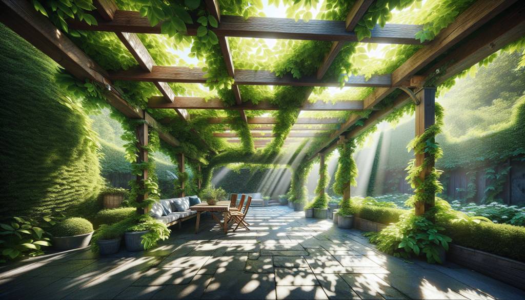 Installer une pergola en bois recyclé pour ombrager votre terrasse