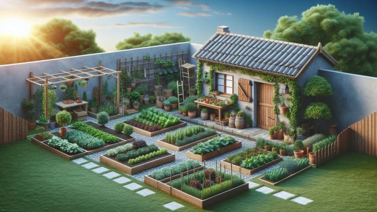 Réussir un jardin en permaculture dans une petite cour