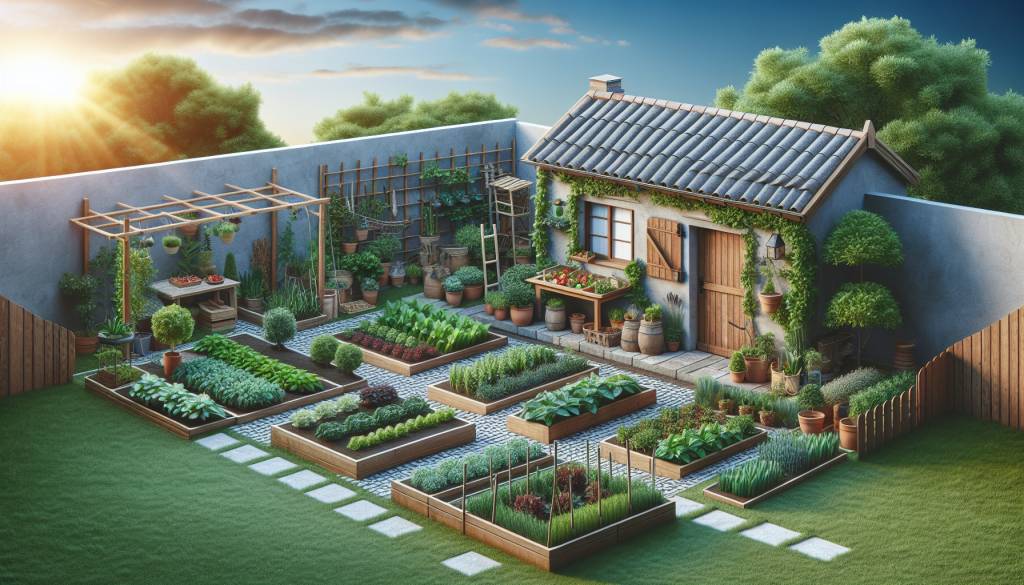 Réussir un jardin en permaculture dans une petite cour