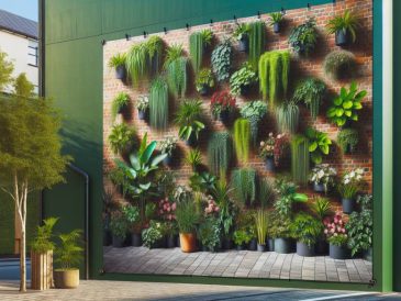 Les meilleures plantes pour un mur végétal extérieur autoportant