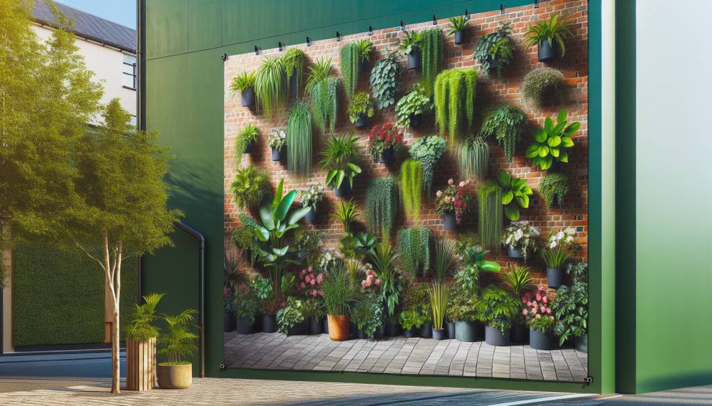 Les meilleures plantes pour un mur végétal extérieur autoportant