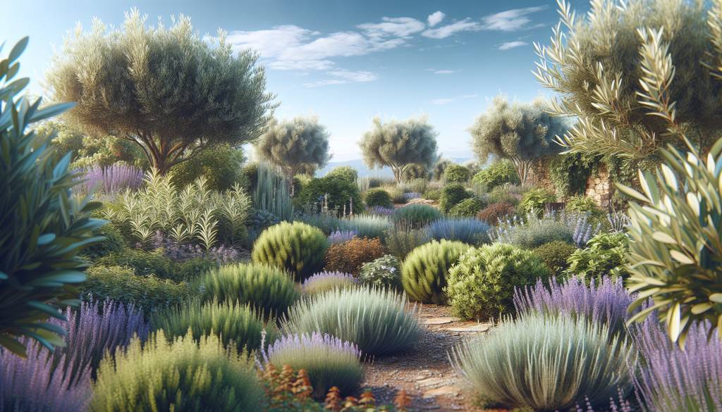 Les plantes méditerranéennes : idéales pour un jardin écoresponsable